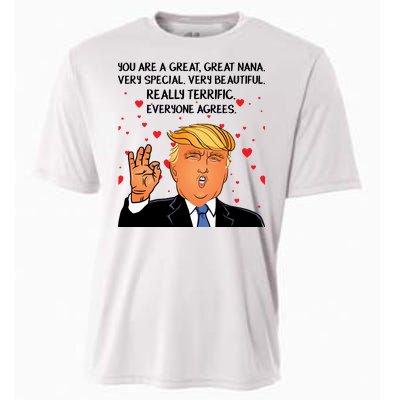 Nana Donald Trump Cooling Performance Crew T-Shirt