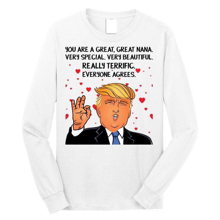 Nana Donald Trump Long Sleeve Shirt