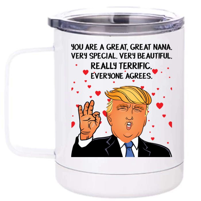 Nana Donald Trump 12 oz Stainless Steel Tumbler Cup