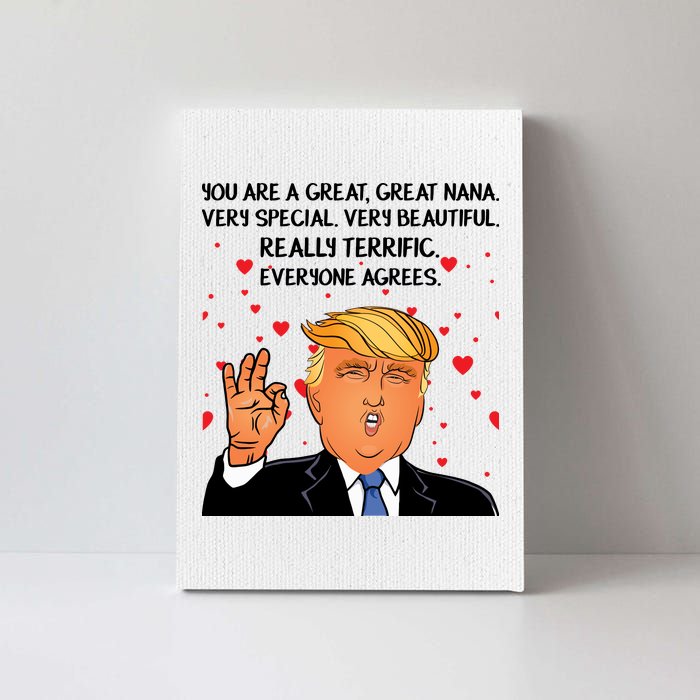 Nana Donald Trump Canvas