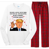 Nana Donald Trump Long Sleeve Pajama Set