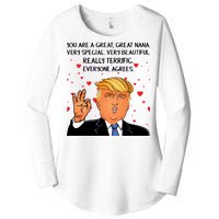 Nana Donald Trump Women's Perfect Tri Tunic Long Sleeve Shirt