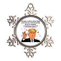 Nana Donald Trump Metallic Star Ornament