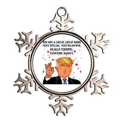 Nana Donald Trump Metallic Star Ornament