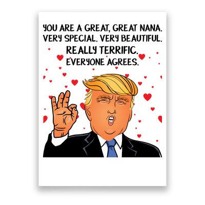 Nana Donald Trump Poster