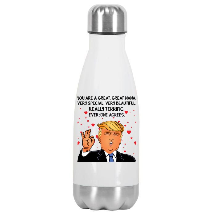 Nana Donald Trump Stainless Steel Insulated Water Bottle