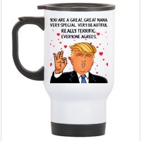 Nana Donald Trump Stainless Steel Travel Mug