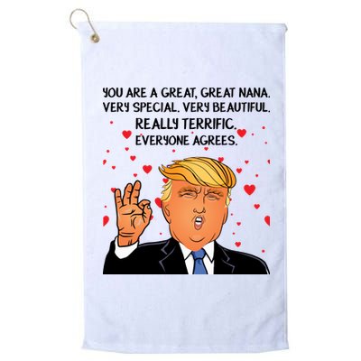 Nana Donald Trump Platinum Collection Golf Towel