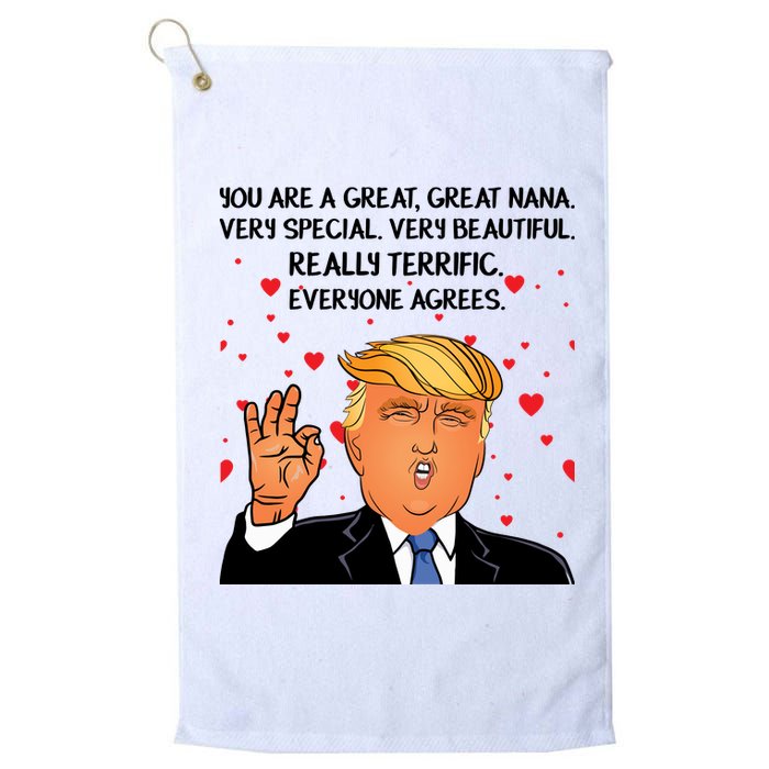 Nana Donald Trump Platinum Collection Golf Towel