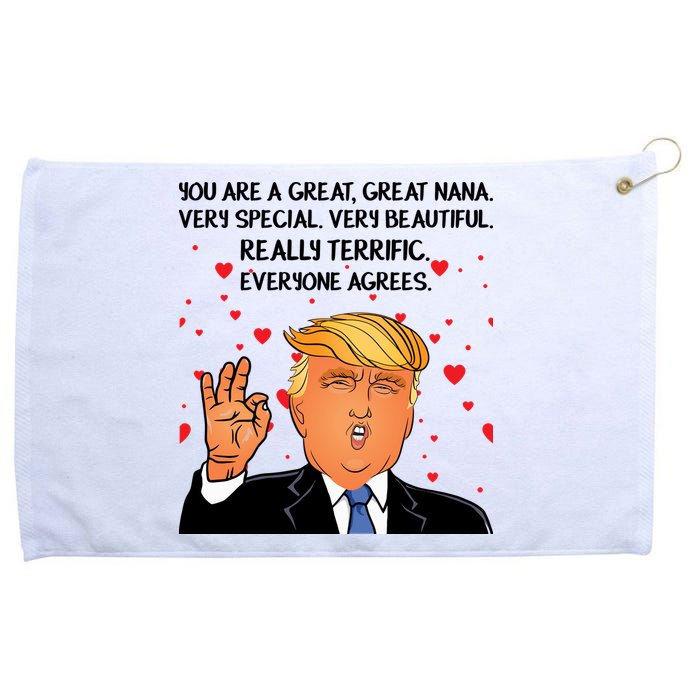 Nana Donald Trump Grommeted Golf Towel