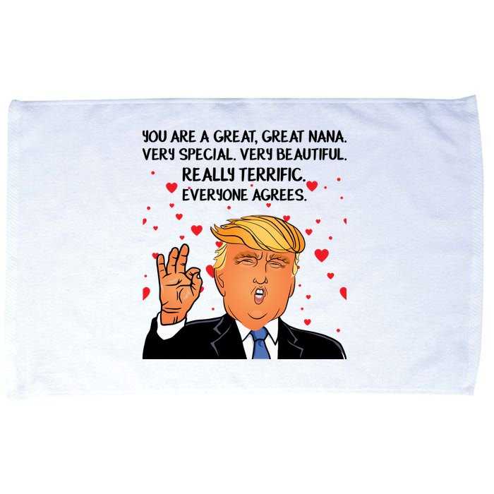 Nana Donald Trump Microfiber Hand Towel