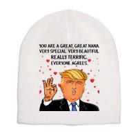 Nana Donald Trump Short Acrylic Beanie