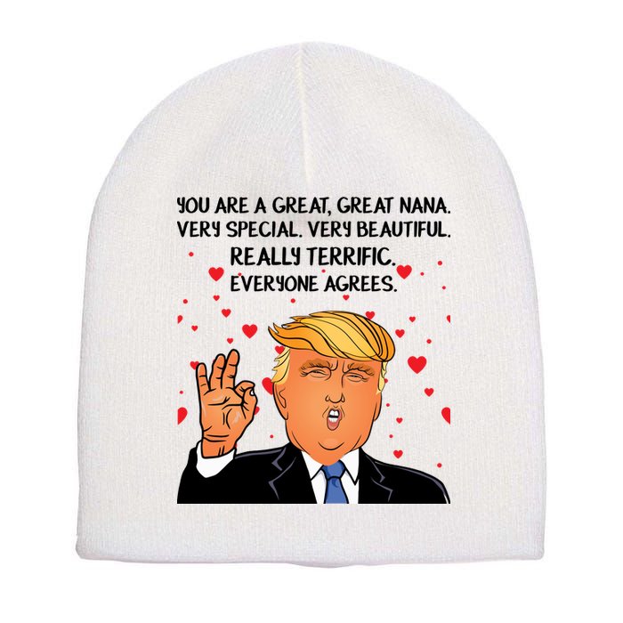 Nana Donald Trump Short Acrylic Beanie