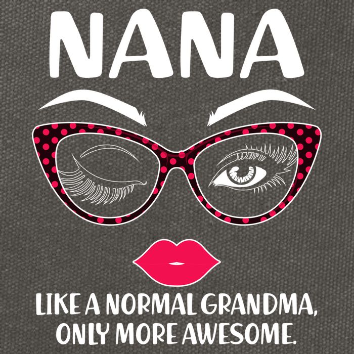 Nana Like A Normal Grandma Only More Awesome Cotton Canvas Backpack