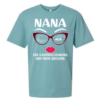 Nana Like A Normal Grandma Only More Awesome Sueded Cloud Jersey T-Shirt