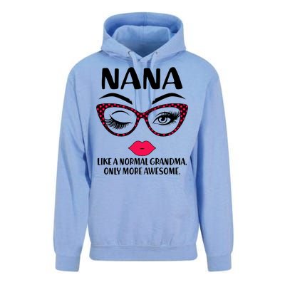 Nana Like A Normal Grandma Only More Awesome Unisex Surf Hoodie