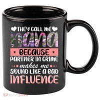 Nana Partner In Crime 11oz C Handle Ceramic Mug
