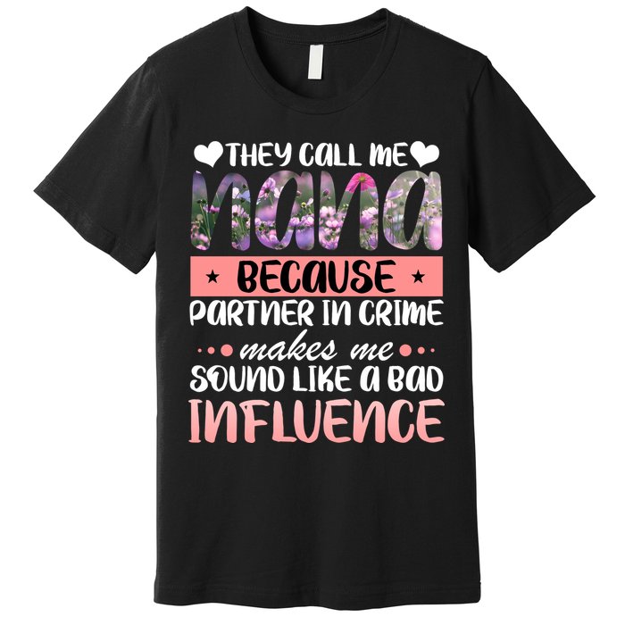 Nana Partner In Crime Premium T-Shirt