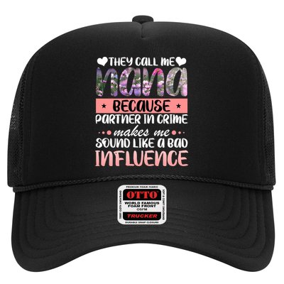 Nana Partner In Crime Trucker Hat