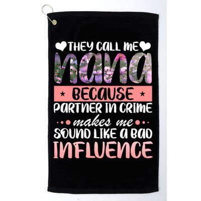 Nana Partner In Crime Golf Towel