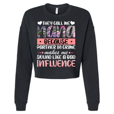 Nana Partner In Crime Cropped Pullover Crew