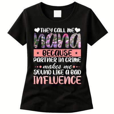 Nana Partner In Crime Womens T-Shirt