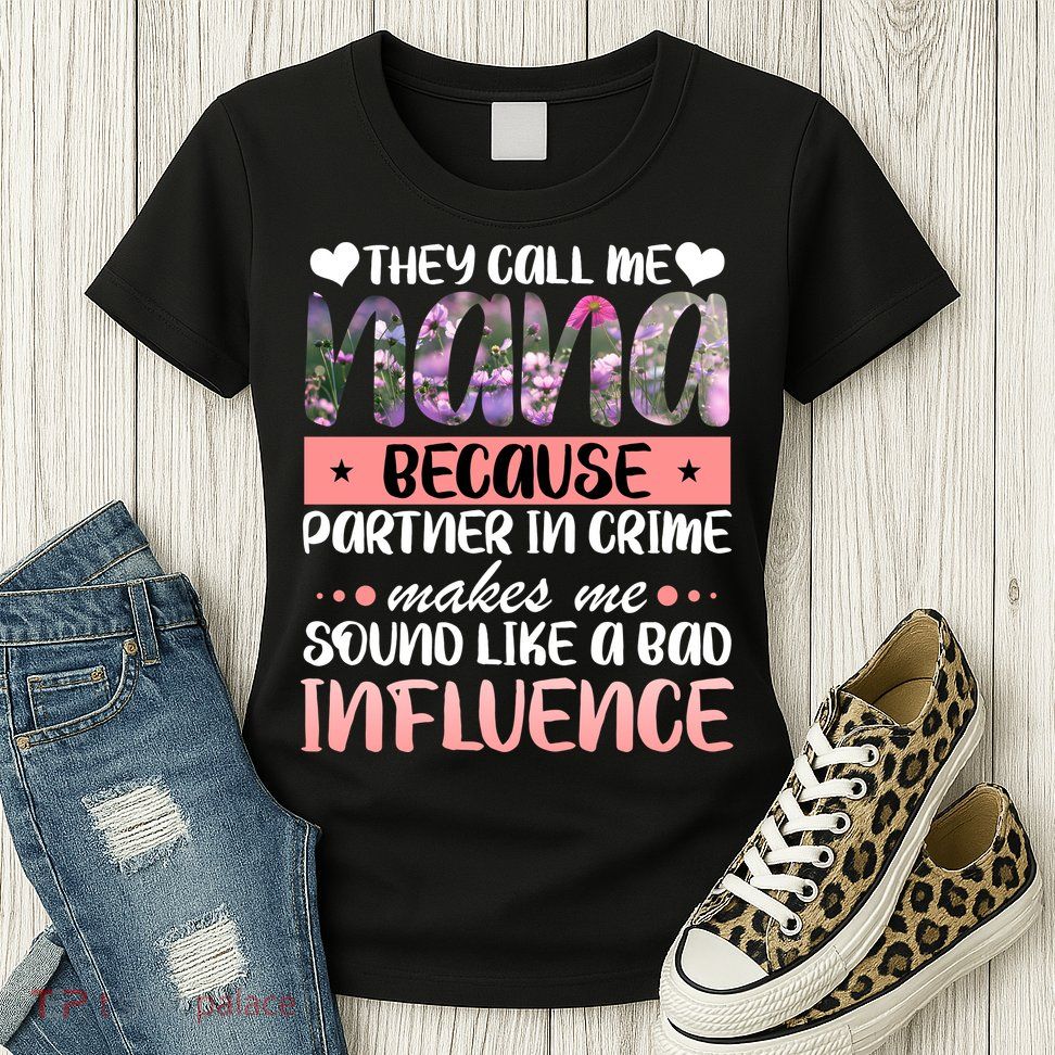 Nana Partner In Crime Womens T-Shirt