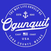 Nautical Anchor Ogunquit Maine Travel Vacation Gift 16 in Basic Backpack
