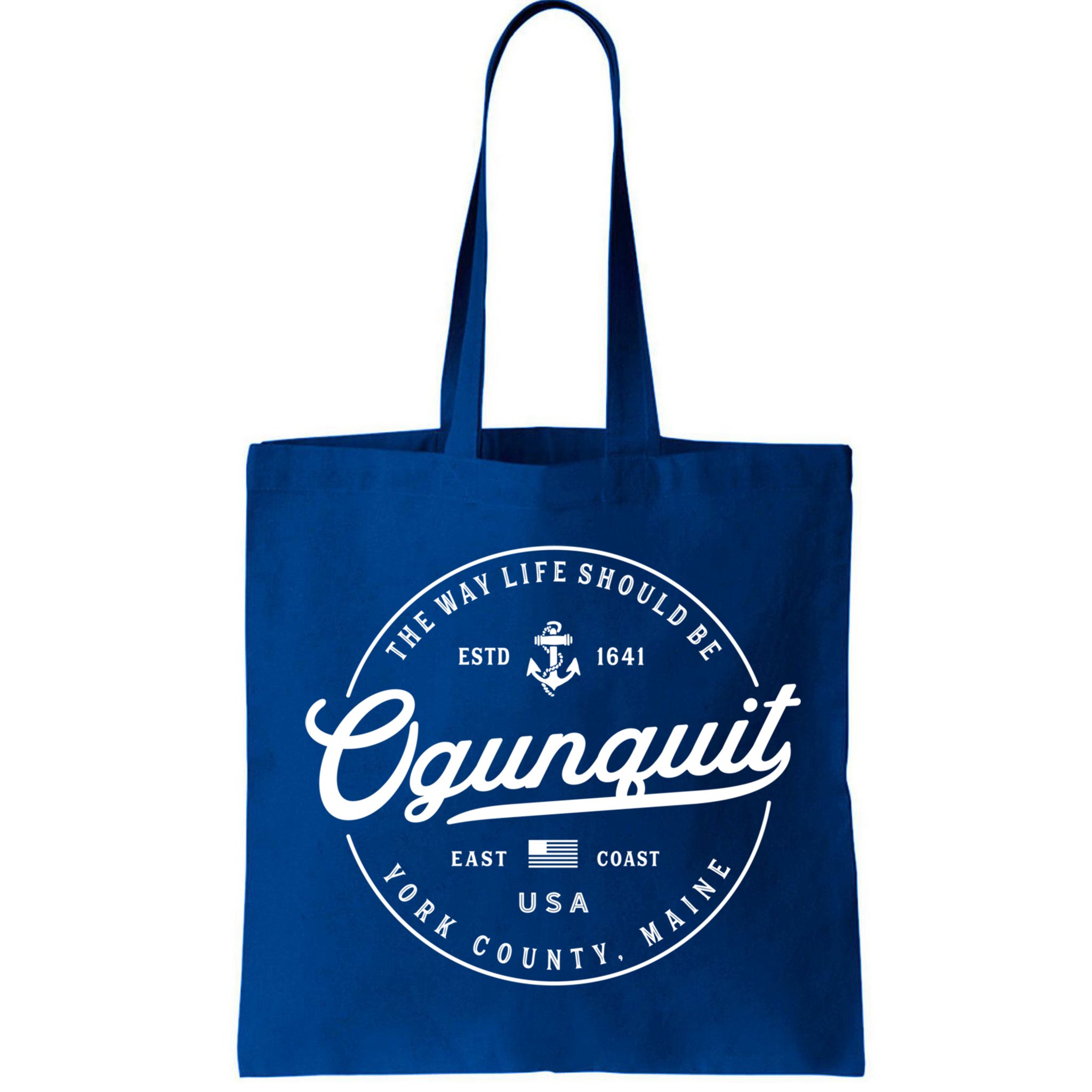 Nautical Anchor Ogunquit Maine Travel Vacation Gift Bag