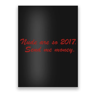 Nude Are On 2017 Send Me Money Poster