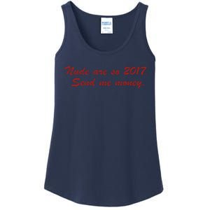 Nude Are On 2017 Send Me Money Ladies Essential Tank