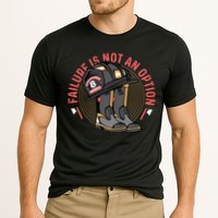 Not An Option Volunteer Firefighter Gift Cooling Performance Crew T-Shirt