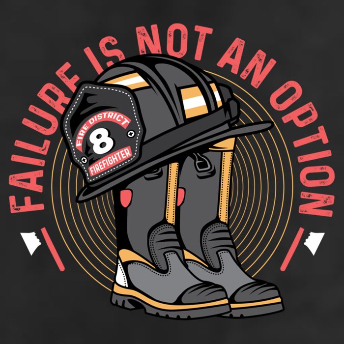 Not An Option Volunteer Firefighter Gift 15oz Campfire Ceramic Mug