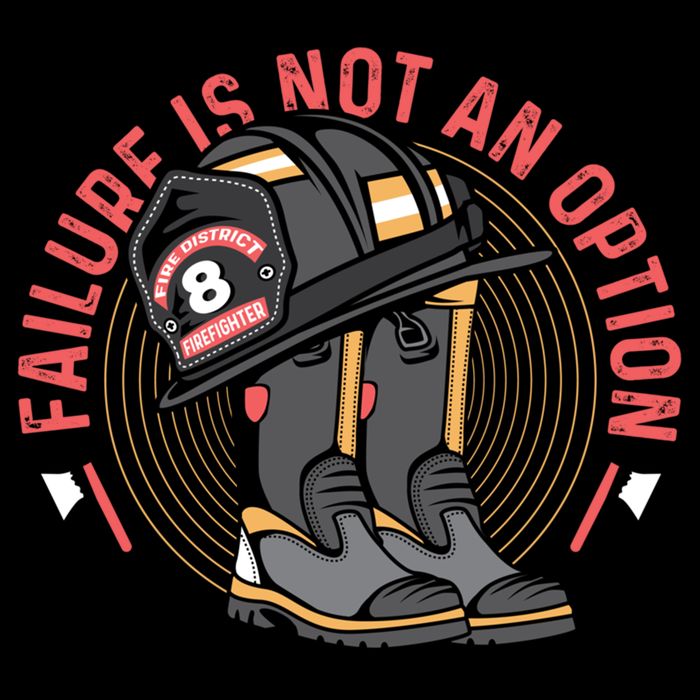 Not An Option Volunteer Firefighter Gift Cooling Performance Long Sleeve Crew