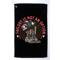 Not An Option Volunteer Firefighter Gift Golf Towel