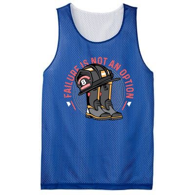 Not An Option Volunteer Firefighter Gift Mesh Reversible Basketball Jersey Tank