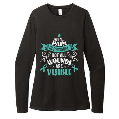 Not All Pain Is Physical Not All Wounds Are Visible Gift Womens CVC Long Sleeve Shirt