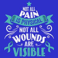 Not All Pain Is Physical Not All Wounds Are Visible Gift Mousepad