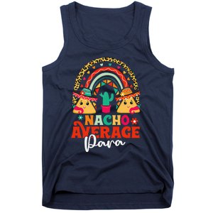 Nacho Average Paraprofessional Cinco De Mayo Mexican Para Tank Top