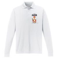 Not A Player I Just Crush A Lot Funny Christmas Nutcracker Performance Long Sleeve Polo