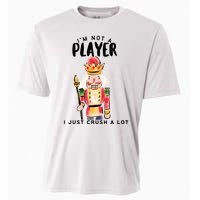 Not A Player I Just Crush A Lot Funny Christmas Nutcracker Cooling Performance Crew T-Shirt