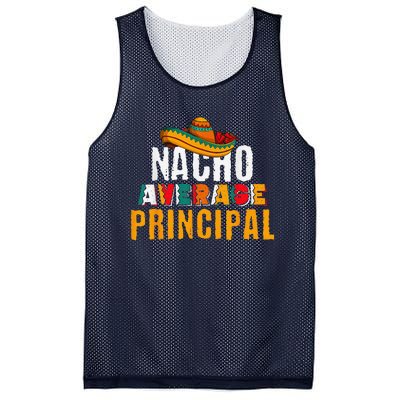 Nacho Average Principal Cinco De Mayo Funny Mexican Latin Mesh Reversible Basketball Jersey Tank