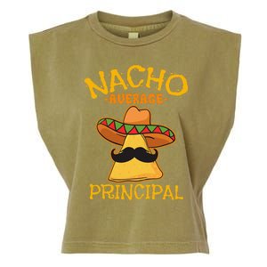 Nacho Average Principal Administrator Director Cinco De Mayo Garment-Dyed Women's Muscle Tee