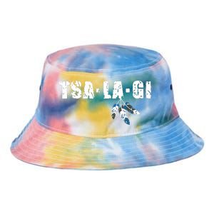 Native American Pride Cherokee Keetoowah Nation Tsi Tsalagi Tie Dye Newport Bucket Hat