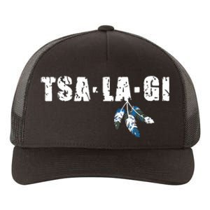 Native American Pride Cherokee Keetoowah Nation Tsi Tsalagi Yupoong Adult 5-Panel Trucker Hat