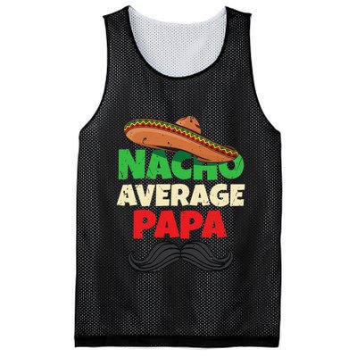 Nacho Average Papa Italy Father Day Apparel Italian Dad Mesh Reversible Basketball Jersey Tank