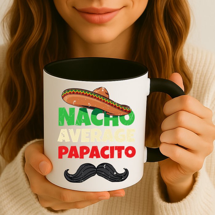 Nacho Average Papacito Mexican Father Day Apparel Latino Dad Mug