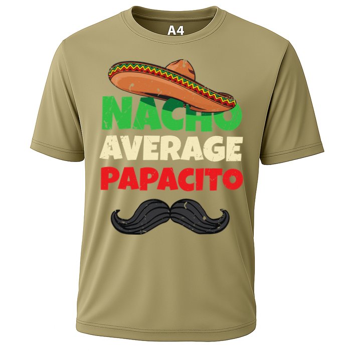 Nacho Average Papacito Mexican Father Day Apparel Latino Dad Cooling Performance Crew T-Shirt