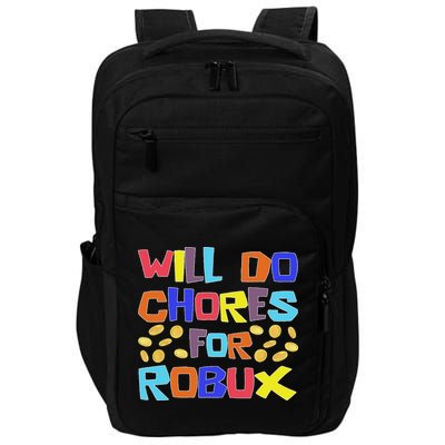 Noob And Professional Gamer Will Do Chores For Robux Impact Tech Backpack