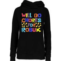 Noob And Professional Gamer Will Do Chores For Robux Womens Funnel Neck Pullover Hood